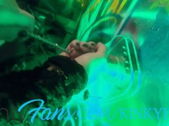 RAVE THEMED GLORY HOLE EGIRL SOUNDS SUBMISSIVE COCK AGAIN