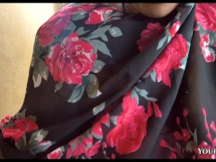 POV. Stepmom Caught His Stepson Naked on the Bed and Got Fucked and Drink All the Cum in Mouth