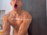 Preview 1 of natural bodybuilder show u his big veins and hard body to worship and cum