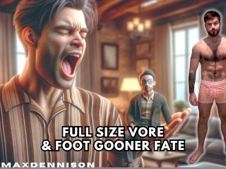 Full Size Vore & Foot Gooner Fate