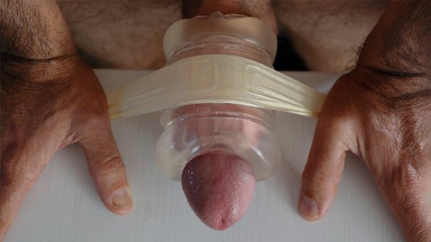 Hard Fucking Clear Fleshlight an Moaning Loud