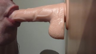 Straight boy sucks big cock