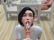 Preview 4 of Cuckold Husband Shares Innocent Wife with Starngers - Part 2 - DDSims