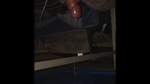 Muscular Cum Slave has swollen cock used again for intense milking  (w. moans)