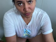 Preview 2 of POV I discover my stepmother masturbating in the shower and I fuck her before my father arrives