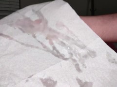 See how far Rony Steele can cum while restricted with a cock ring