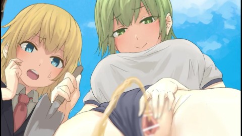 Size Matters - School - Green Haired Girl Piss Attack Event