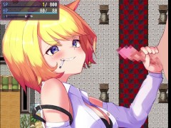 【#03 囚われのアルストロメリア 実況(体験版)】生意気な金髪巨乳狐娘に高速手コキで射精させられまくり・・・  - Screenshot 2 of 16 - Bigtits Hentai
