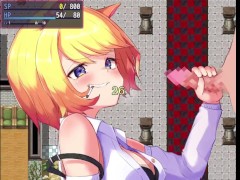 【#03 囚われのアルストロメリア 実況(体験版)】生意気な金髪巨乳狐娘に高速手コキで射精させられまくり・・・  - Screenshot 3 of 16 - Hentai Anime