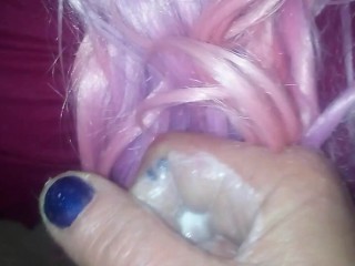 MissLexiLoup 跨性别女性紧直肠屁股他妈的屁眼入口红热鸡巴在后滑道 24