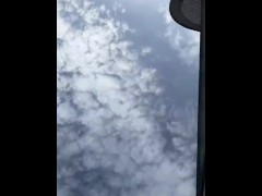 Sexy milf got a surprise from above