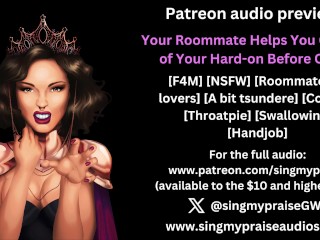 Your Roommate Helps you get Rid of your Hard-on before Class Audio Preview -singmypraise