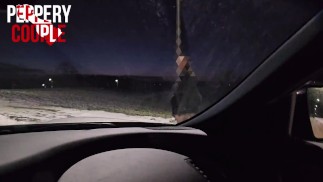 I picked up a young hitchhiker, she started playing with her pussy so I told her to blow her