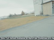 Preview 2 of Risky Outdoor Masturbation in Front Of Train