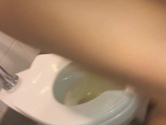 Watch me pee in this TINY TOILET!