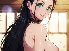 Unexpected meeting with Nico Robin! - One piece quick JOI