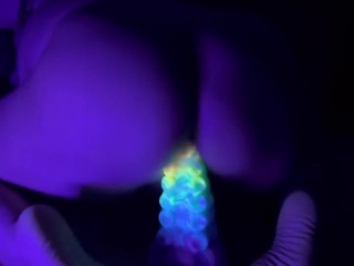 Blacklight Fun with these Glowing Toys! {full Videos on OF @subbelilbb}