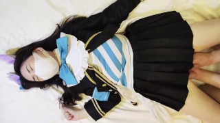 POV Japanese Anime cosplay slut gets endless multiple orgasm 5 foreplay uma musume