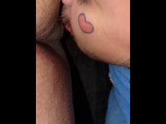 Asian Man Eating Out Puerto Rican's Shaved Tight Pussy