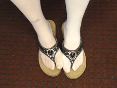 Stockings Pantyhose Flip flops