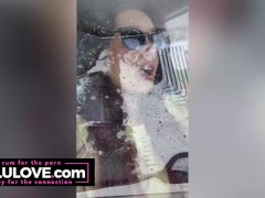 Big tits babe asshole pussy closeups JOI behind porn scenes cumshot wipe - Lelu Love