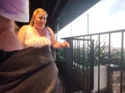 Preview 2 of NZ Trashy MILF Public walk in the mall and pisses in carpark before being pissed on by her Master