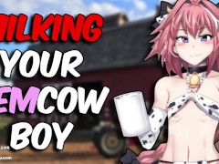[ASMR] Milking + Breeding Your FemCowBoy (NSFW)