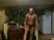 Preview 3 of Bodybuilder Goliath4321 GETTING RIPPED / SHIRTLESS and showing off