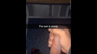 Pre cum jacking off