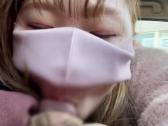 【個撮】むちむち看護師と冬キャンプ。着いてすぐにテントでいちゃいちゃ＆ドライバーにごっくんフェラ見られた【前編】 車内/ハメ撮り/露出/素人/POV - Screenshot 4 of 16 - Point Of View