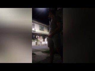 Foreigner Jerking off his Penis in Public almost got Caught twice Philippines Manila San Juan City!!