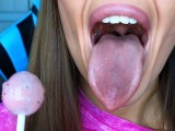 ASMR 20 minutes mouth sounds, amazing play with lollipop