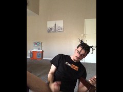 Stroaking My Hard Dick