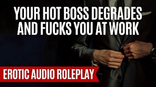 Breaking In The Office Slut [M4F] [Erotic ASMR Roleplay Audio] [Enemies to Lovers]