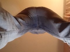POV Blonde Desperate to Pee On You in Wide Leg Jeans ASMR