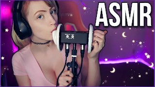 ASMR Ear Licking Tingles + Mouth Sounds