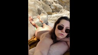 Part 2 Of The Blowjob On A Public Beach