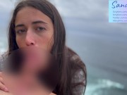 Preview 4 of Sensual contact eye blowjob on public