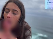 Preview 5 of Sensual contact eye blowjob on public