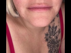OF girl Dirty talking telling story about big dick