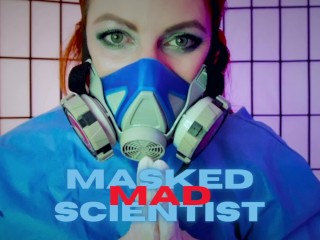 Maskierter Verrückter Wissenschaftler