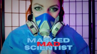 Maskierter verrückter Wissenschaftler
