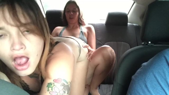 fucking blonde ass with strapon in uber