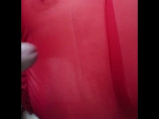 Cum on the Tits of a BBW. Cumshot on the Chest