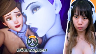 I watched Futa Overwatch Widowmaker absolutely dominate Tracer…