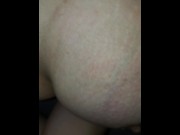 Preview 2 of Real couple real orgasms. I squirt hard on his small cock. He cums on my face, mouth, and panties