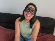 Preview 1 of Real Casting for a Mexican Latina whore. He loves to fuck. I fuck her hard and cum on her buttocks