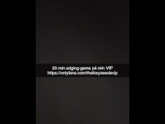 Svensk edging game med MILF