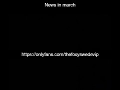 Swedish milf masturbate with huge fisting dildo