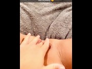 Preview 1 of Sexting my step brother on Snapchat until he makes my creamy pussy squirt